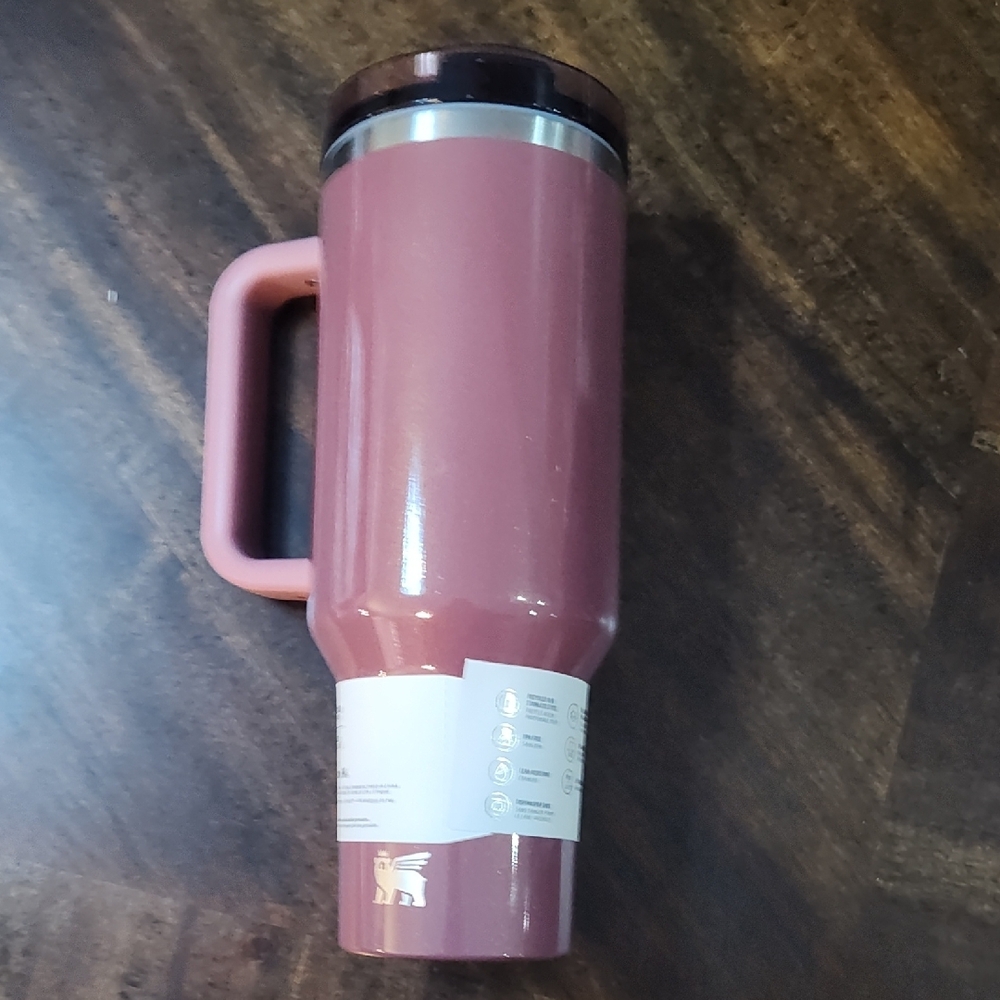 Stanley Quencher Tumbler - Rose Brown with Pink Handle - Picture 3 of 4